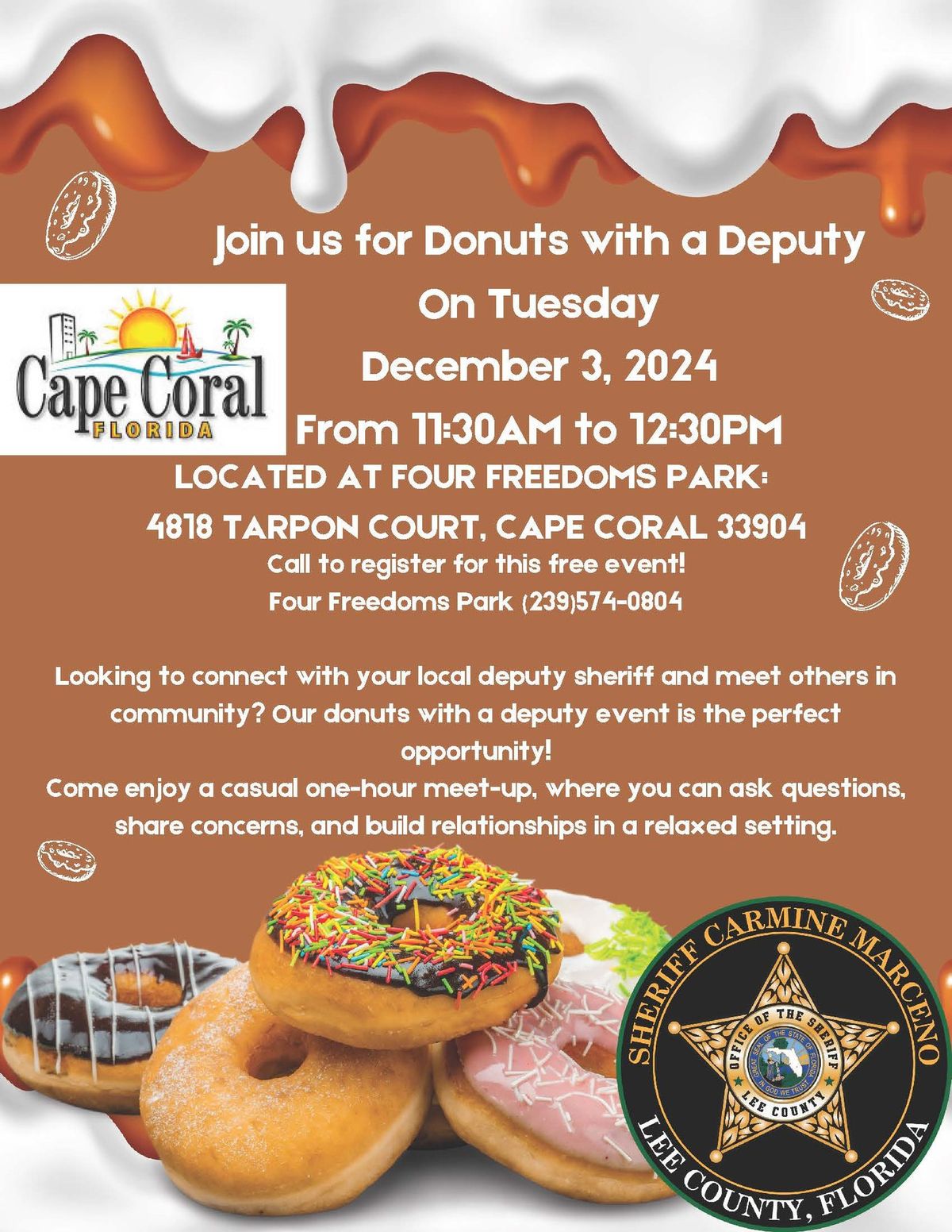 Donuts with a Deputy 