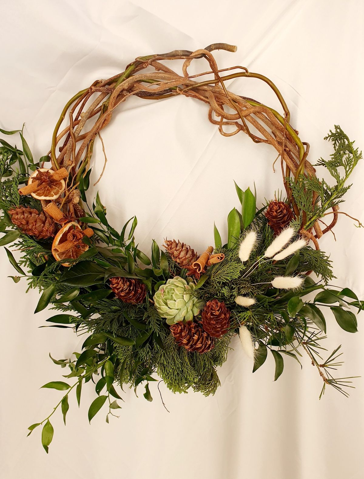 First Thursdays: Christmas Wreath Workshop with Gretchen Mawson