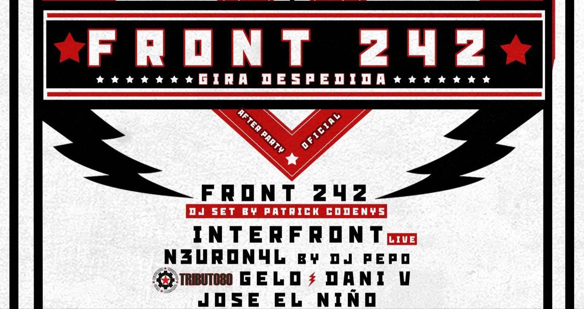 After Party oficial despedida Front242