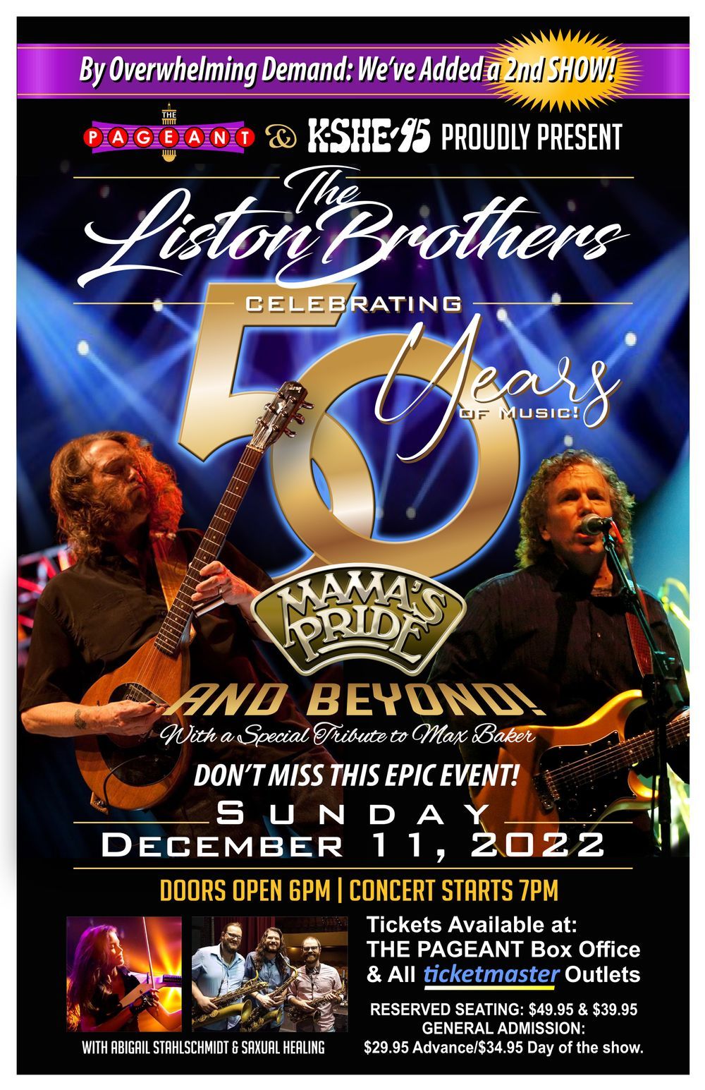 The Liston Brothers at The Pageant
