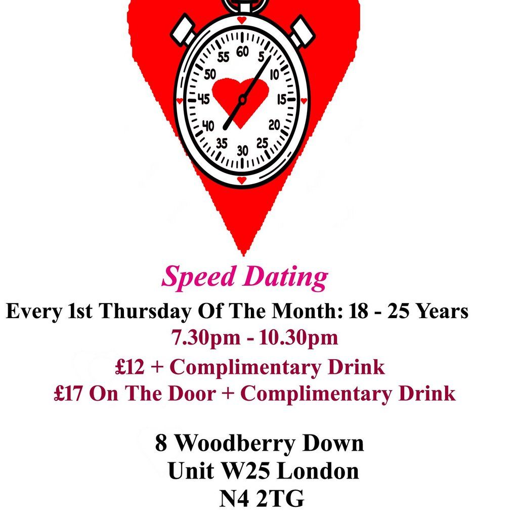 Speed Dating 18 - 25 years Thursdays