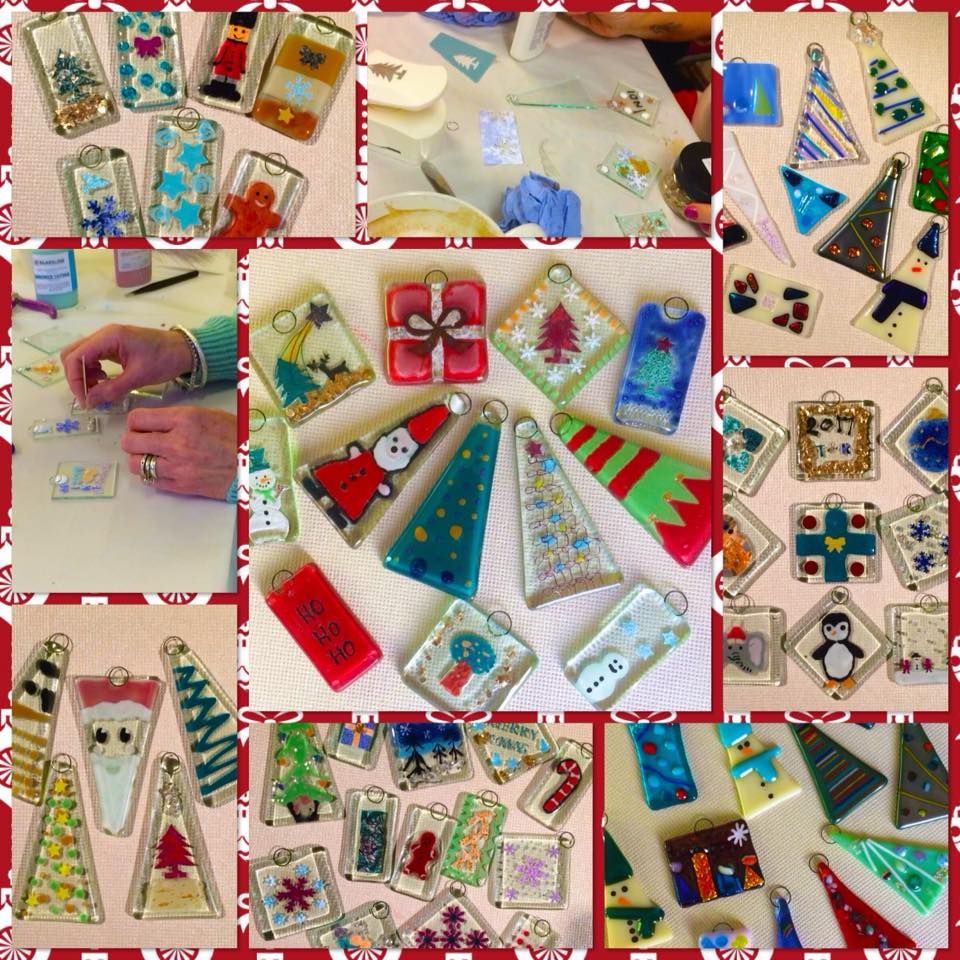 Festive Fused Glass Decorations Workshop with Suzie Lavender in Museum of Cannock Chase 