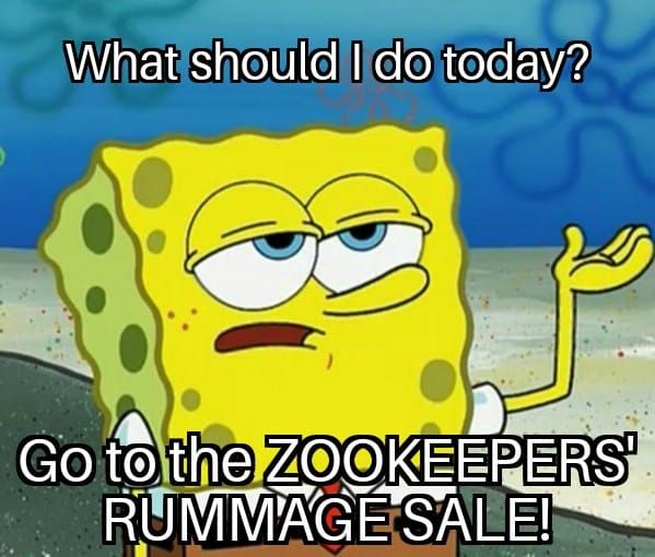 Zookeepers Rummage Sale ~ 7am - 1pm