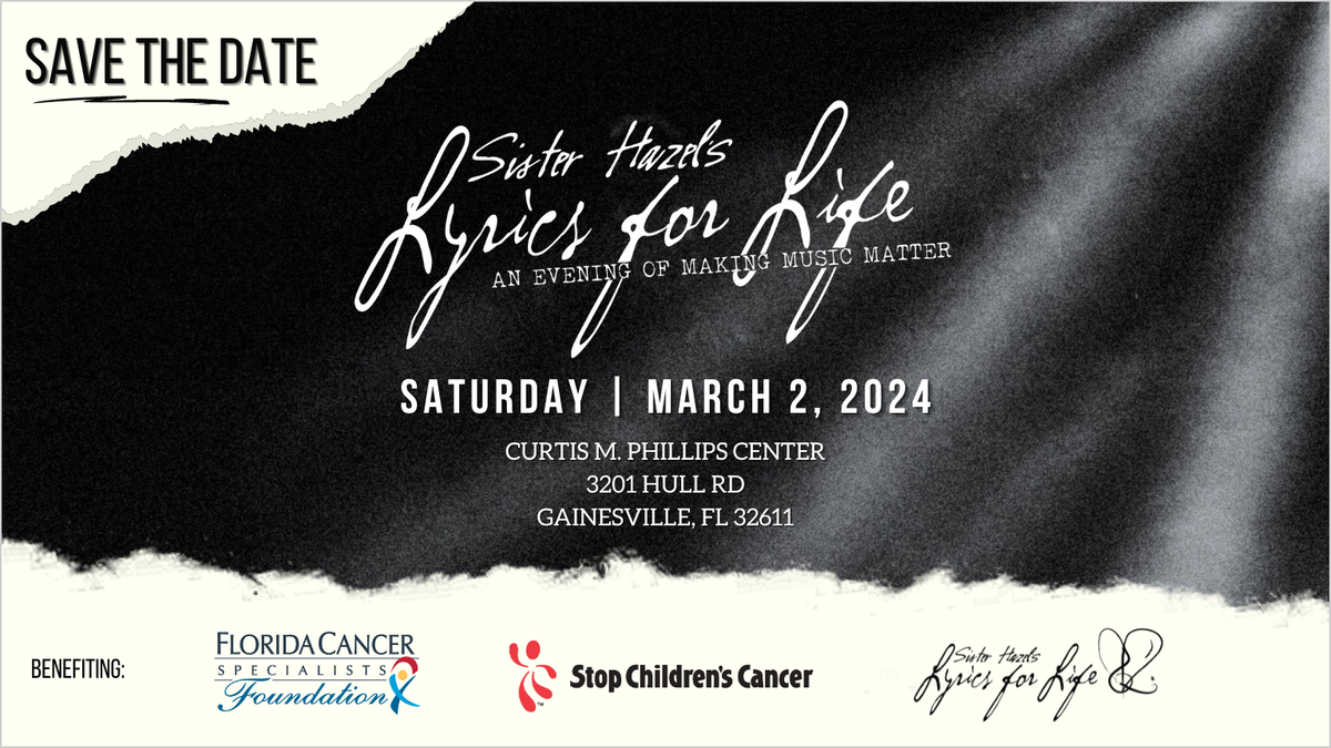 Lyrics For Life: An Evening of Making Music Matter at Curtis M Phillips Center for Performing Arts