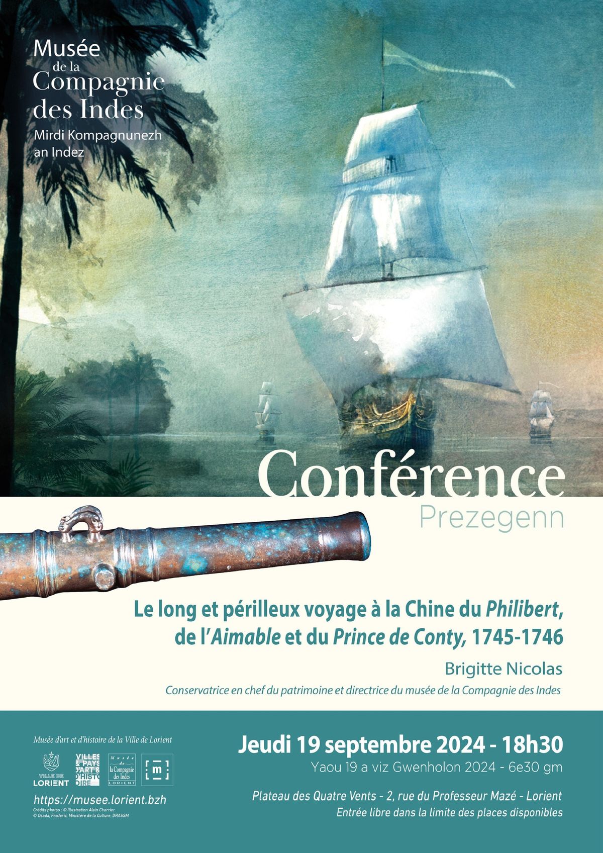 Voyage en Chine du Philibert, de l'Aimable et du Prince de Conty, 1745-1746