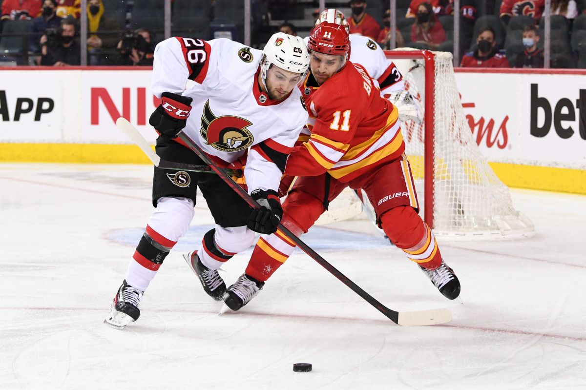 Ottawa Senators at Calgary Flames