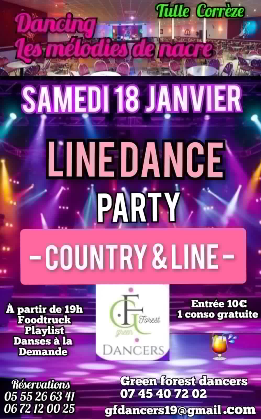 LINE DANCE PARTY aux M\u00e9lodies de Nacre, Tulle