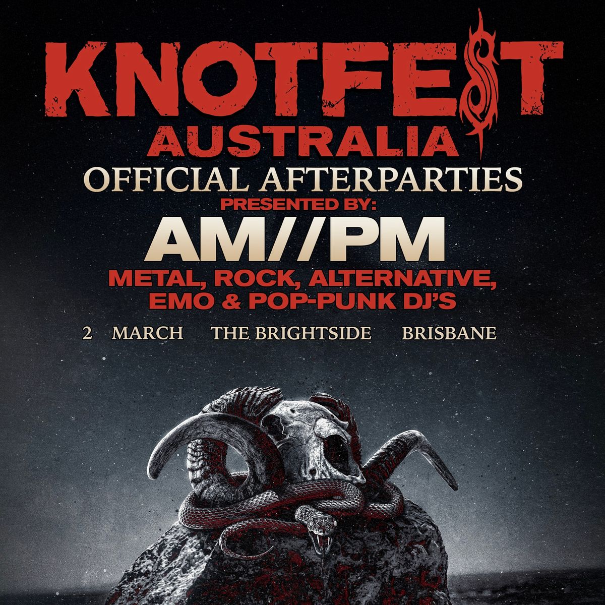 Knotfest Official Afterparty \/\/ Brisbane