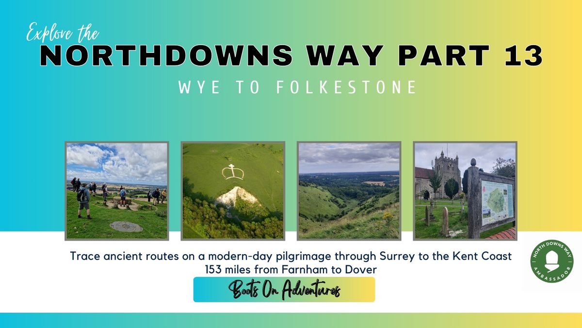 North Downs Way - Wye to Folkestone (section 13) - \u00a37pp