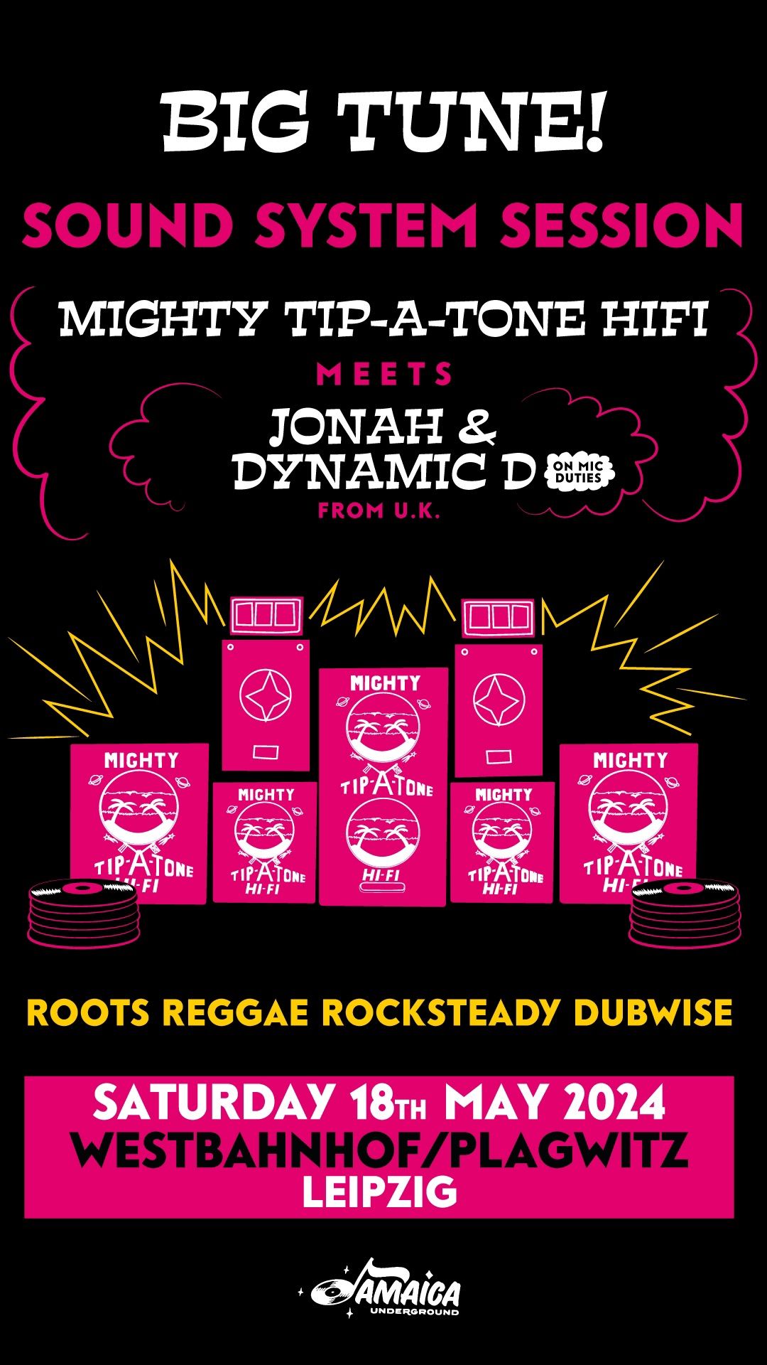 MIGHTY TIP-A-TONE MEETS JONAH & DYNAMIC D REGGAE SOUND SYSTEM SESSION 