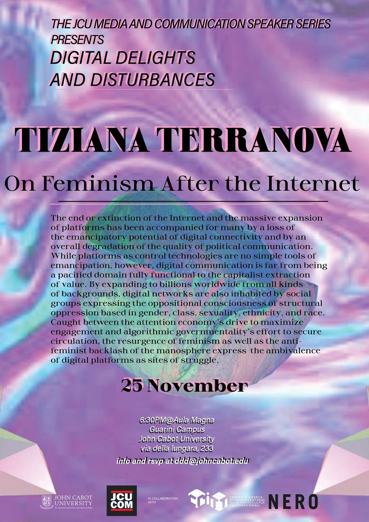 Tiziana Terranova "Feminism After the Internet"