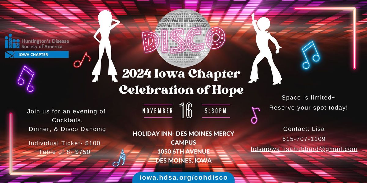 Celebration of Hope for Huntington's Disease... DISCO!