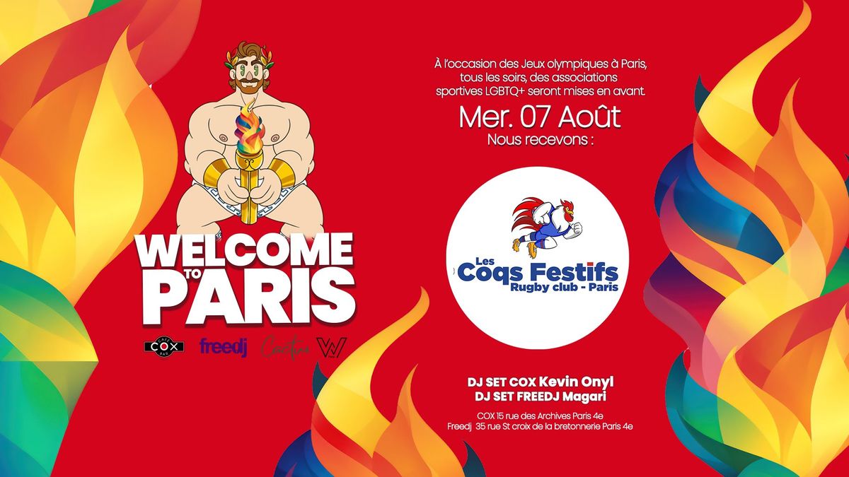 Welcome to Paris avec LES COQS FESTIFS