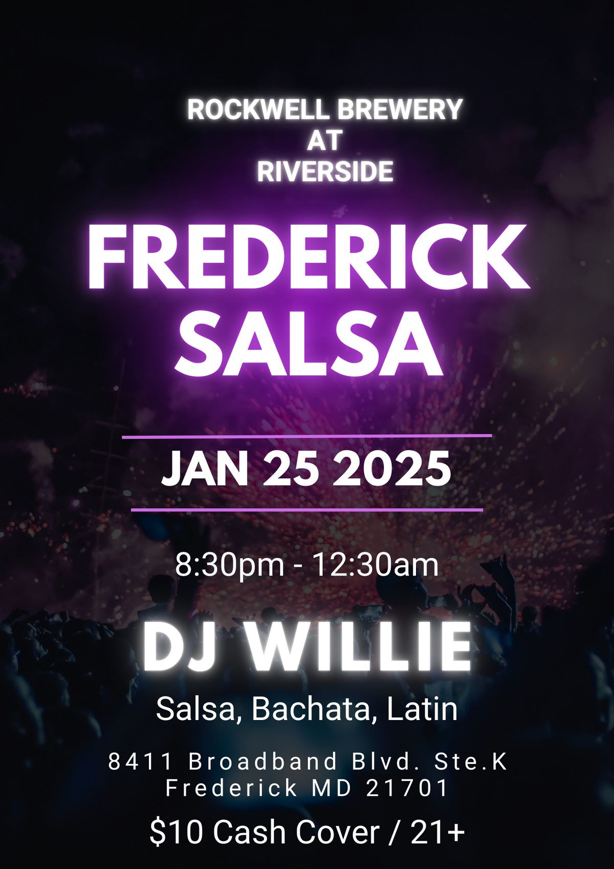 Frederick Salsa Dance Night @ Rockwell Brewery Riverside