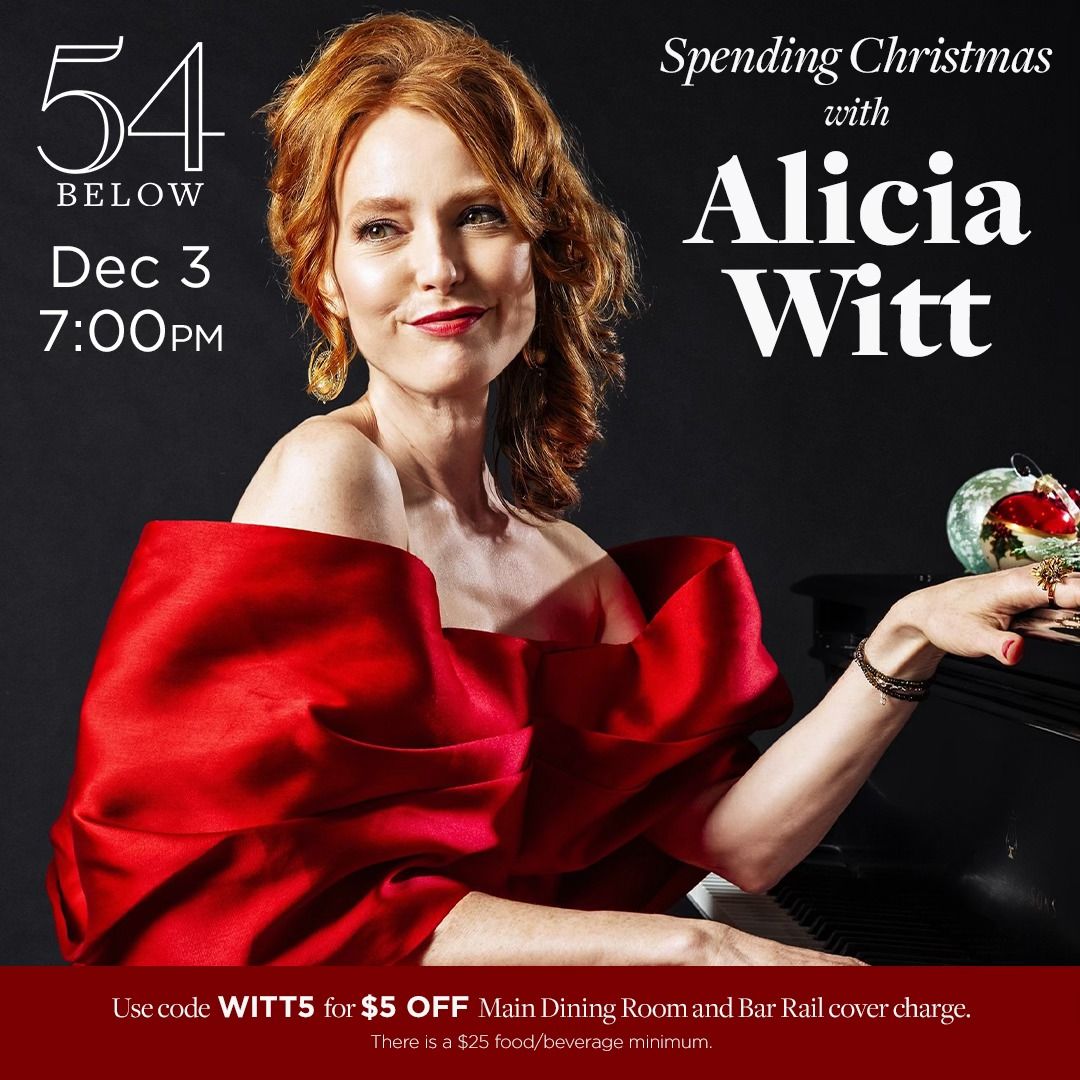 New York City, NY - Spending Christmas with Alicia Witt at 54 Below