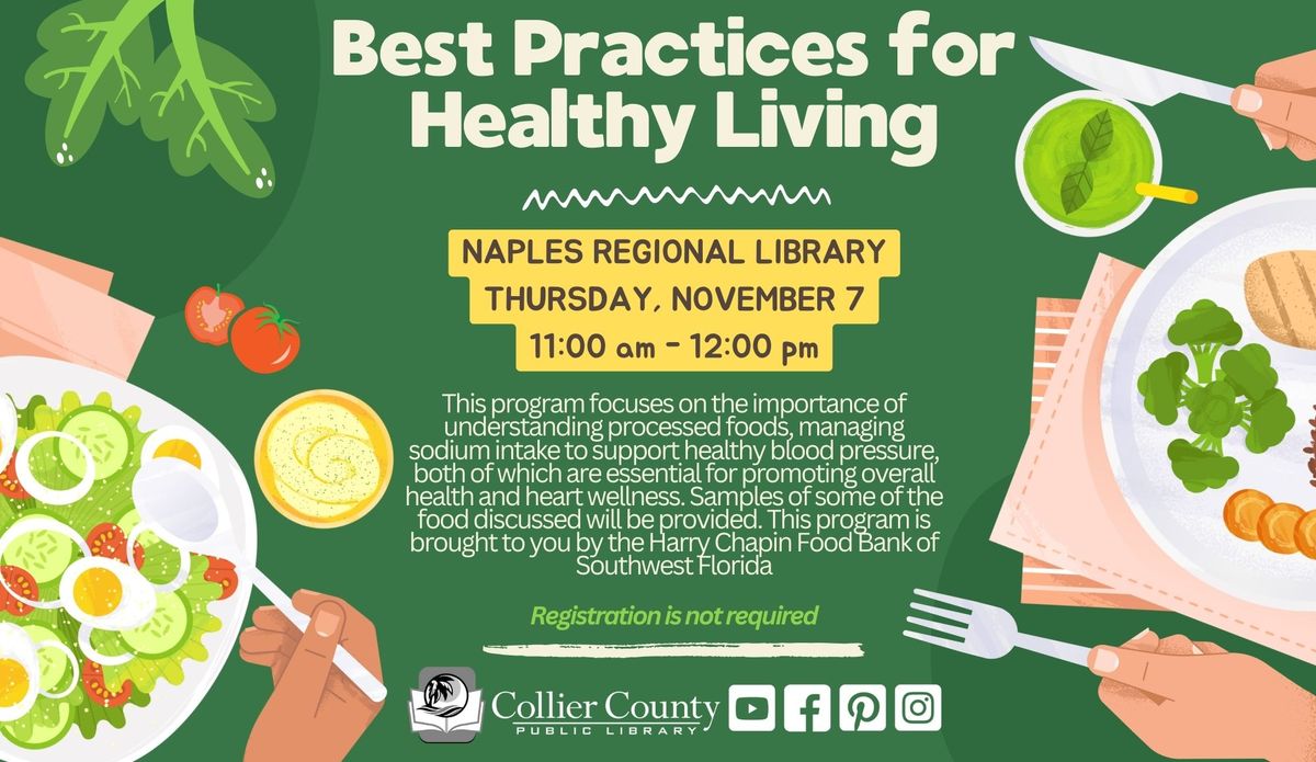 Best Practices for Healthy Eating at Naples Regional Library