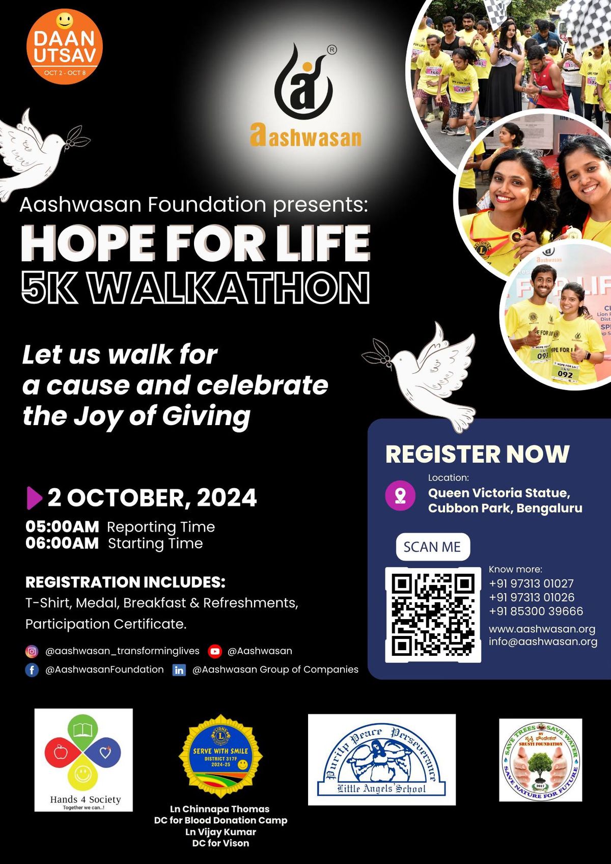 Aashwasan Foundation presents: \u201cHope for Life\u201d Walkathon