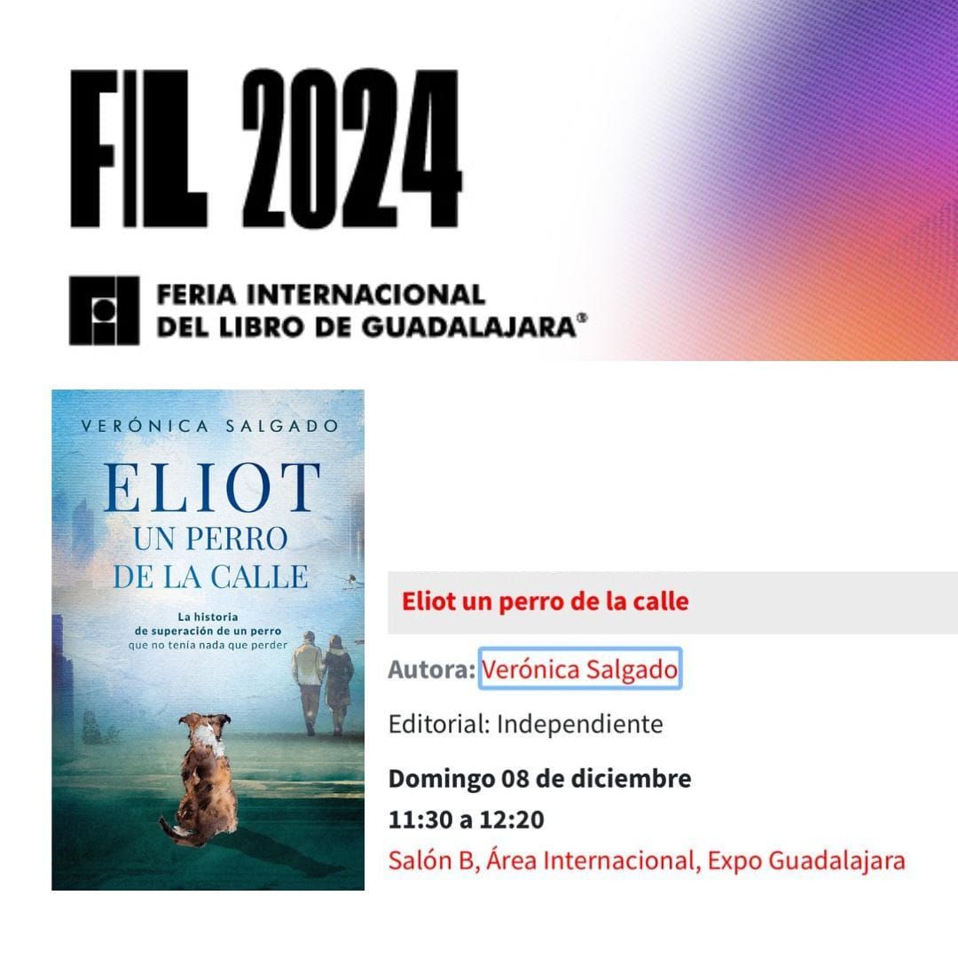 Presentaci\u00f3n Eliot un perro de la calle en la FIL GDL