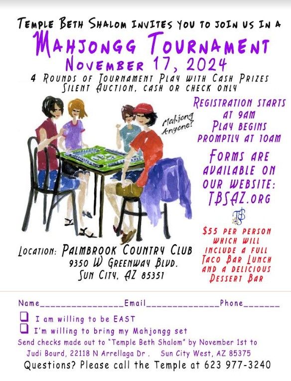 Mahjongg Tournament