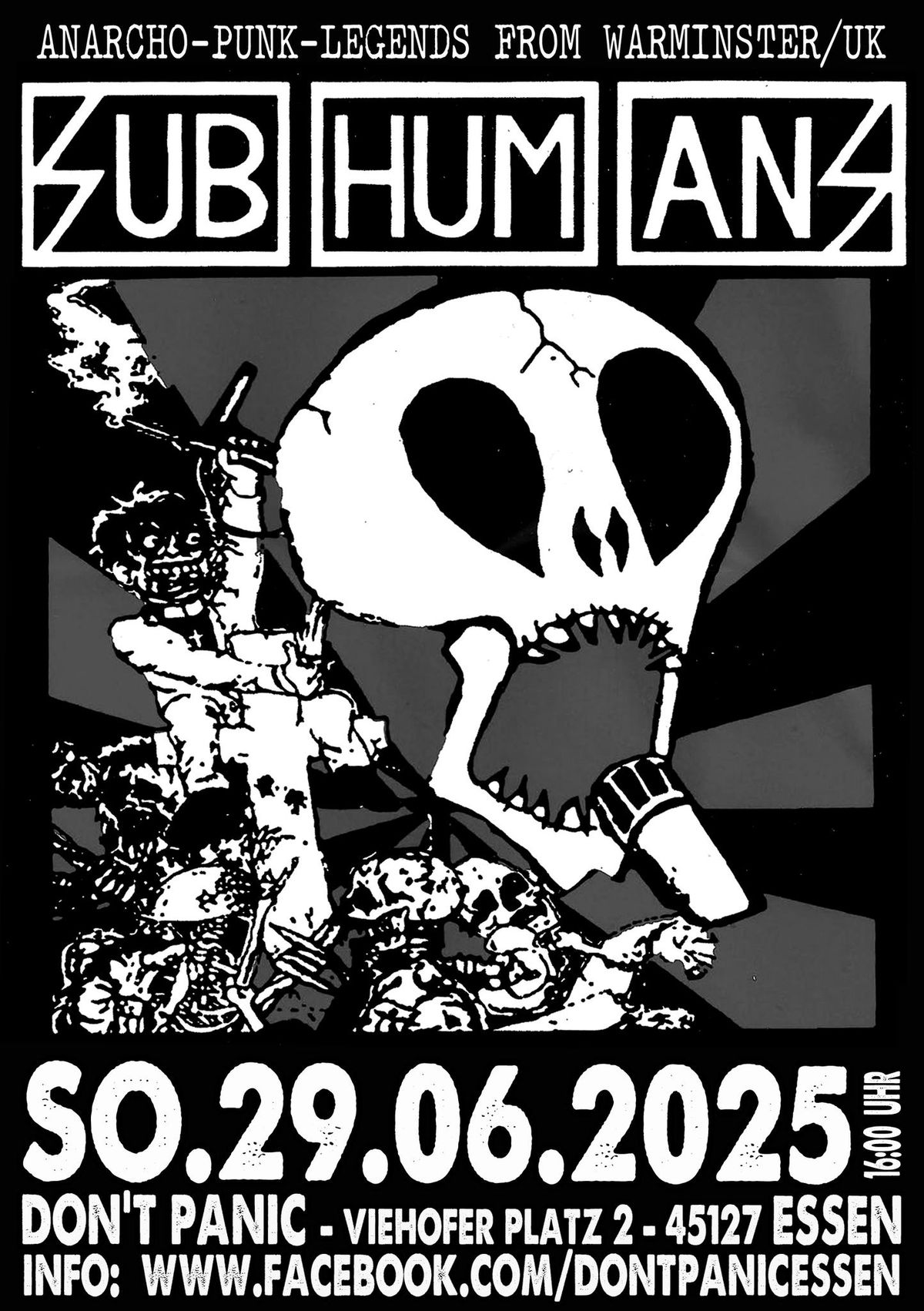 SUBHUMANS - Anarcho Punk Legends from the UK