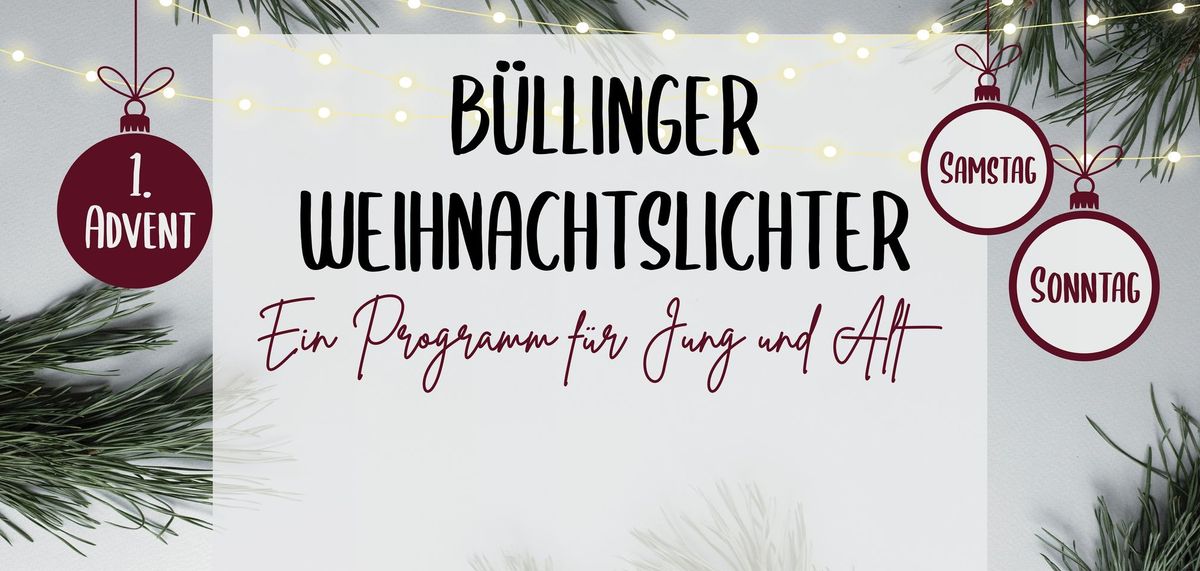 B\u00fcllinger Weihnachtslichter