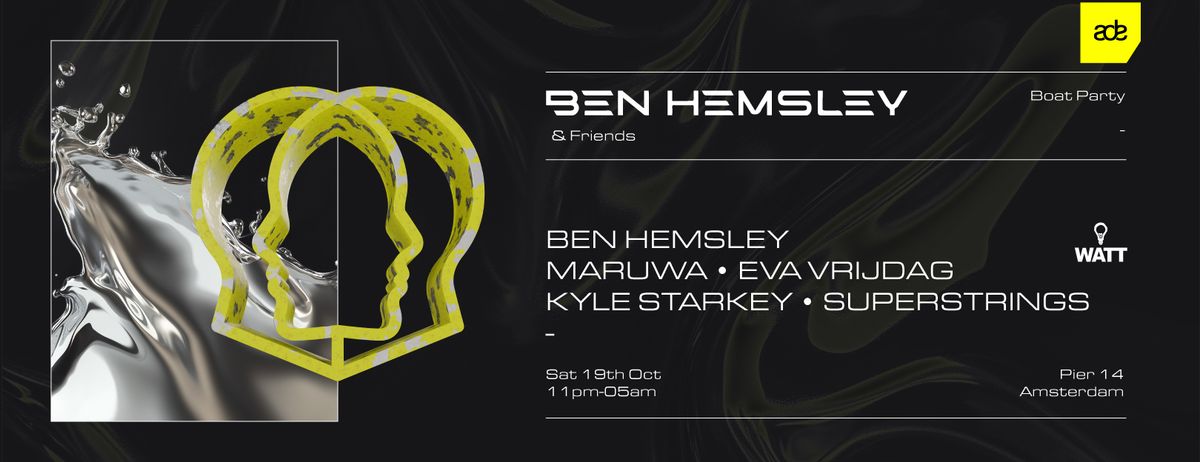 Ben Hemsley & friends ADE boatparty 