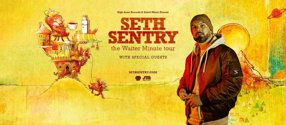 SETH SENTRY | The Waiter Minute Tour | Lion Arts Factory, ADELAIDE | Sunday 28 April (ALL AGES)