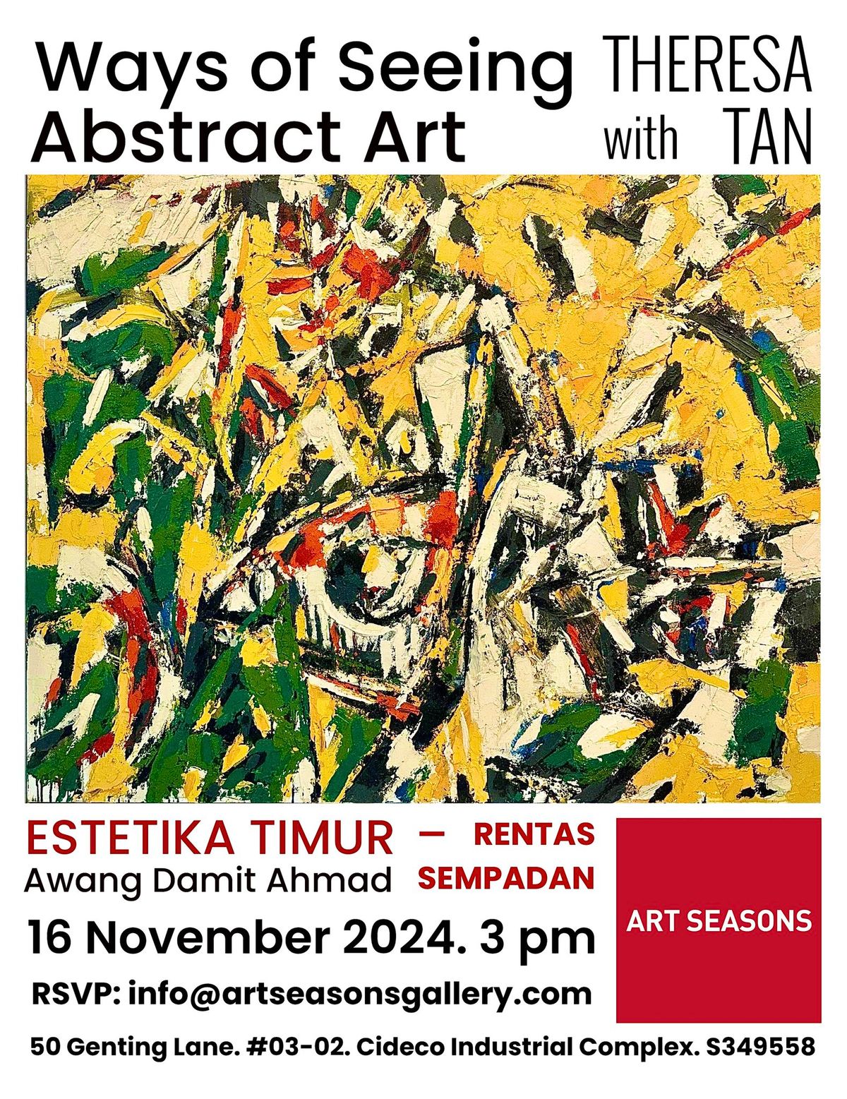 Ways of Seeing Abstract Art in "Estetika Timur\u2013Rentas Sempadan\u201d (Eastern Aesthetics \u2013 Cross Border)