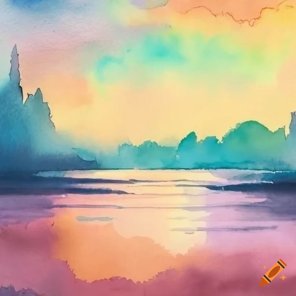 Beginner Watercolors - Abstract Landscapes 