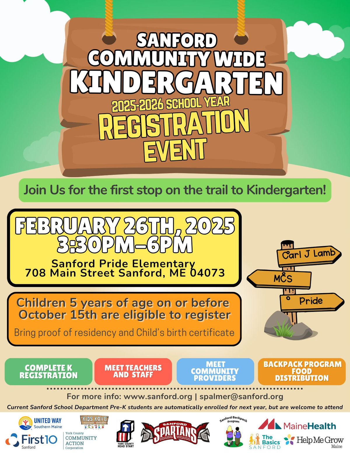 Community Wide Kindergarten Registration Event