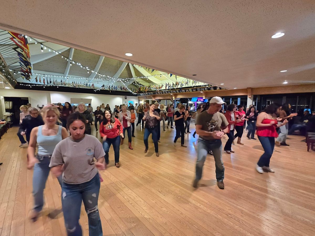 Red Neck Yacht Club Night - Line Dance Lessons in San Mateo at Coyote Point Yacht Club!