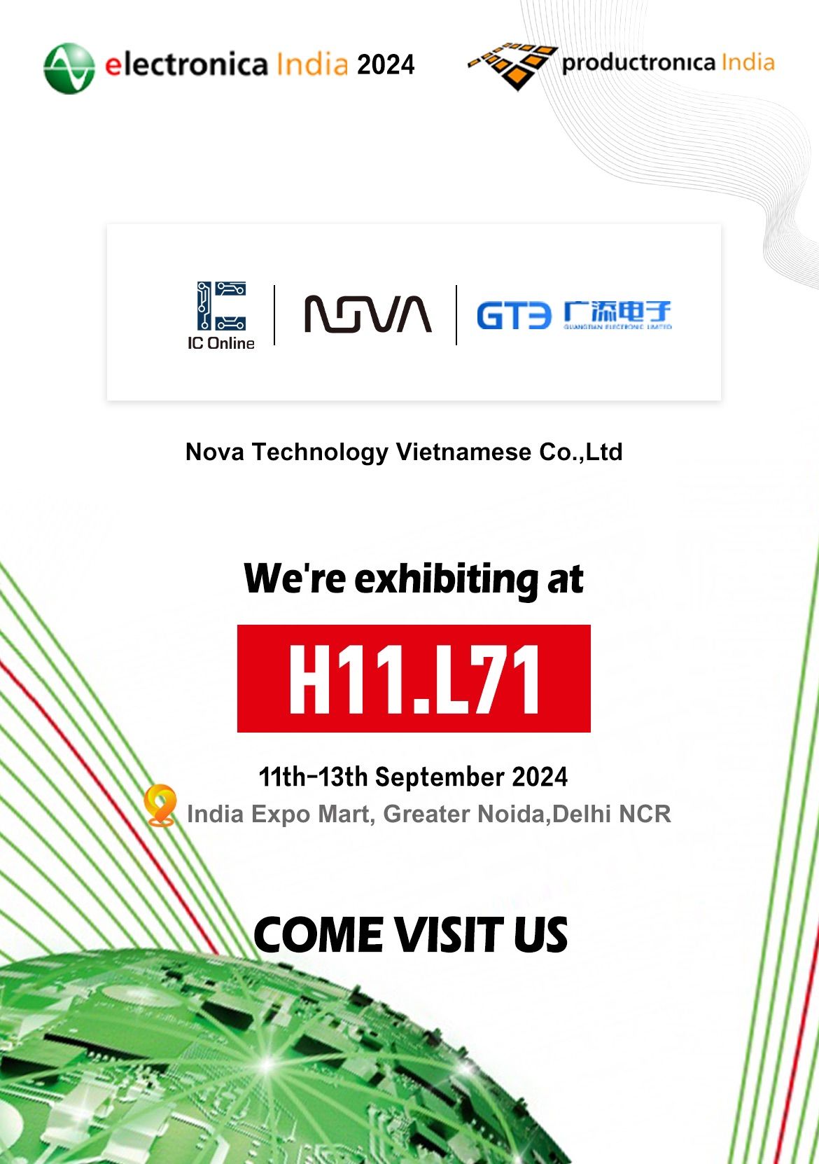 Electronica India 2024, Indian Expo Mart,Greater Noida, 11 September to ...