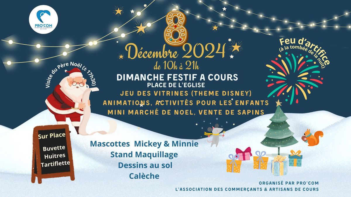 8 DECEMBRE 2024 - Dimanche festif