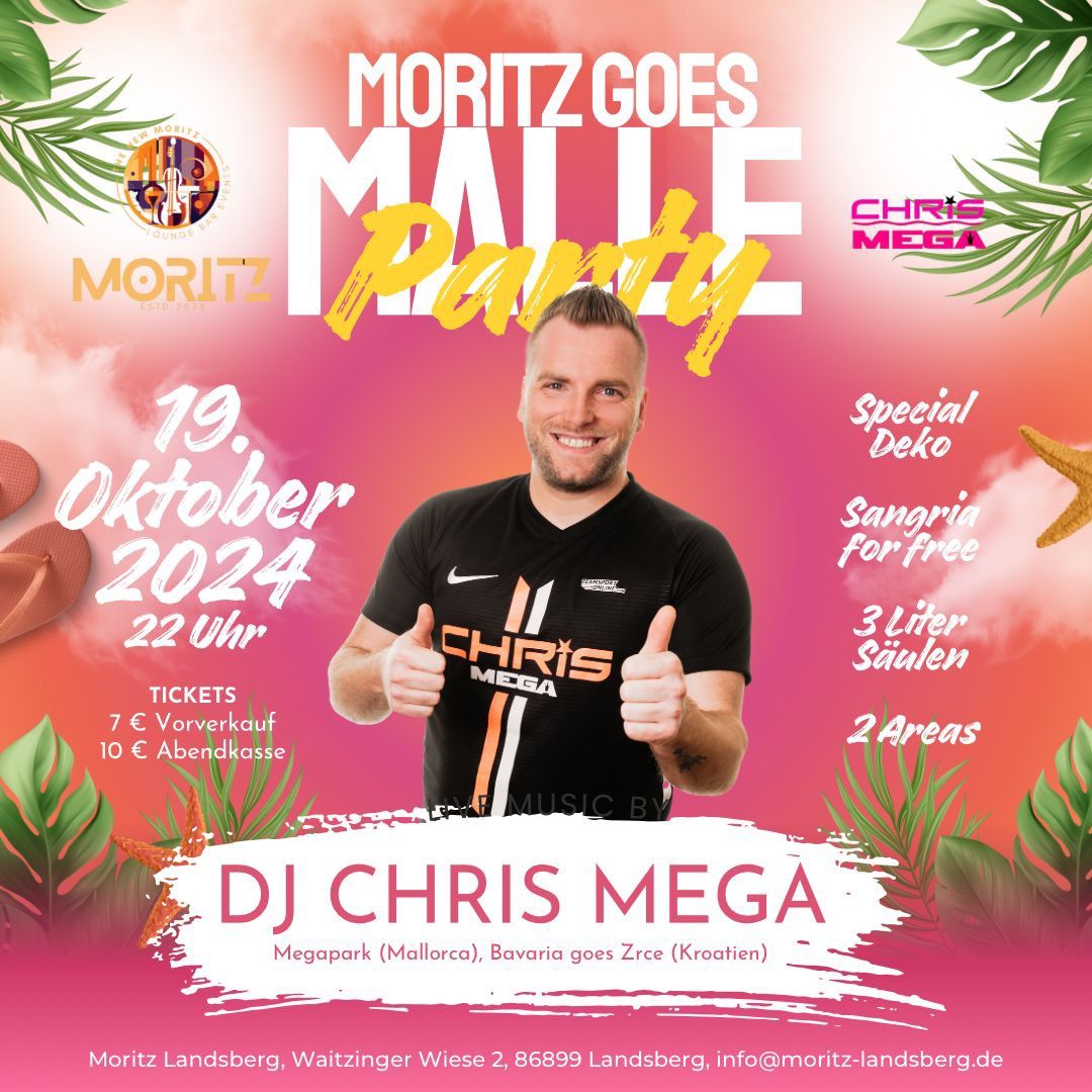 Malle Party w\/ DJ Chris Mega