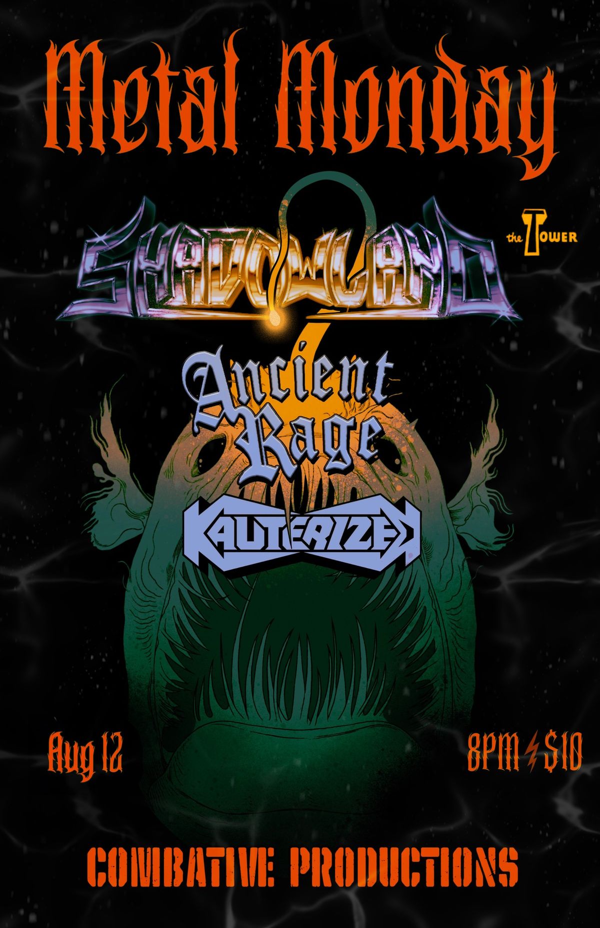 Shadowland (NYC) , Ancient Rage & Kauterized @ The Tower Bar