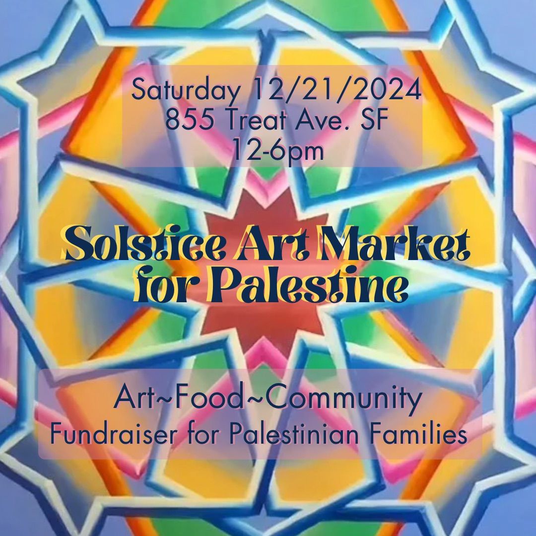 Solstice Art Market for Palestine