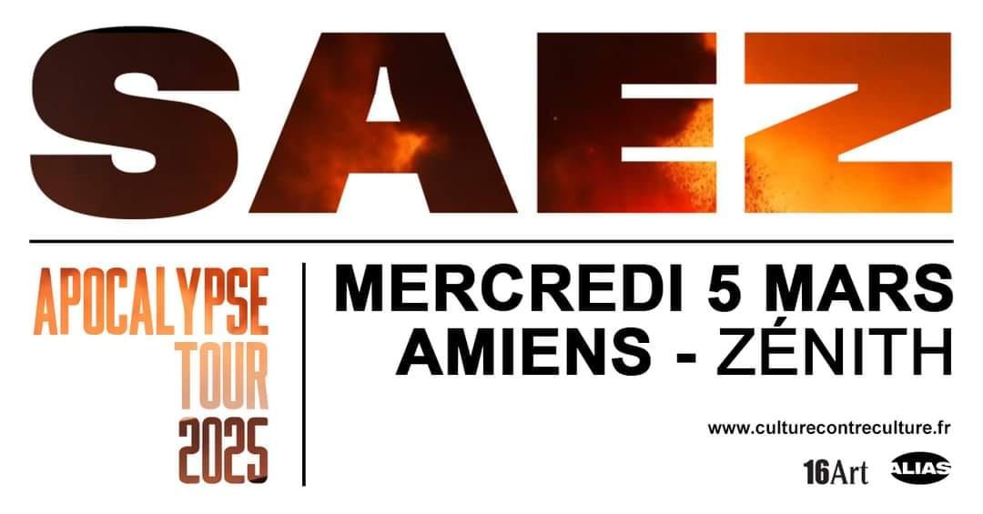 SAEZ - Concert - AMIENS