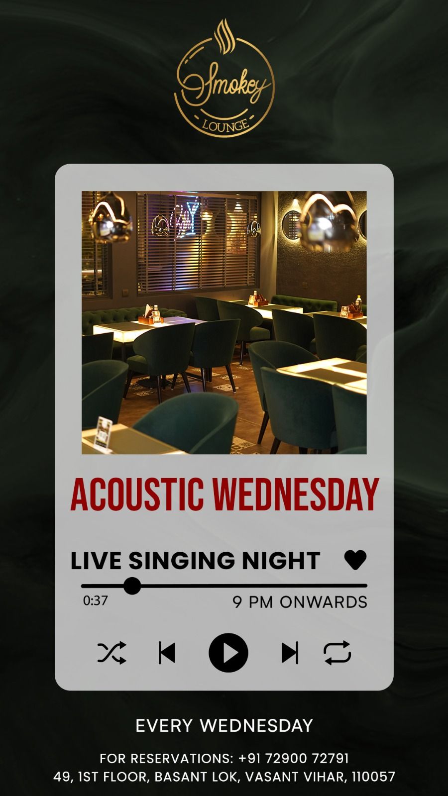 Acoustic Wednesday Live Singing 