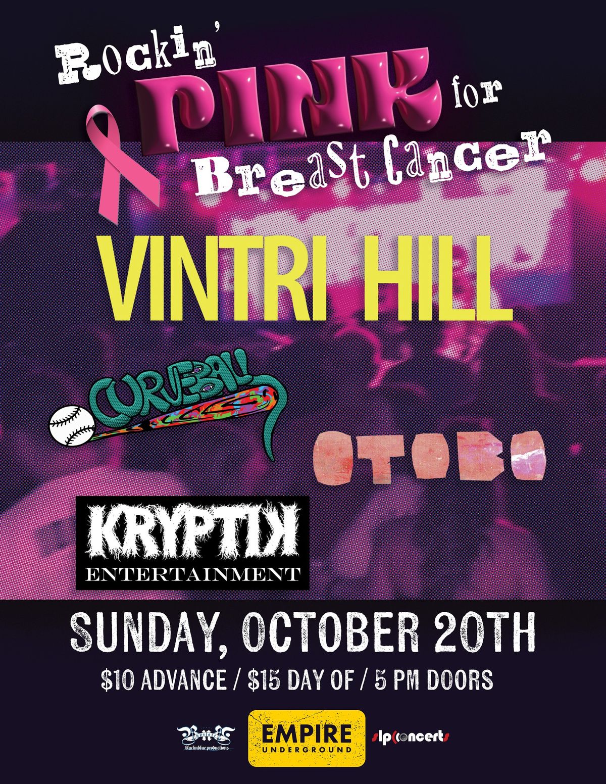 Rockin' Pink For Breast Cancer with Vintri Hill