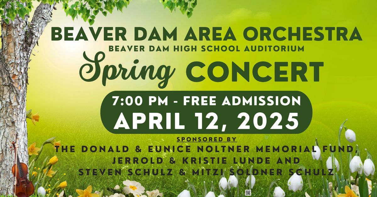 Beaver Dam Area Orchestra Spring Concert