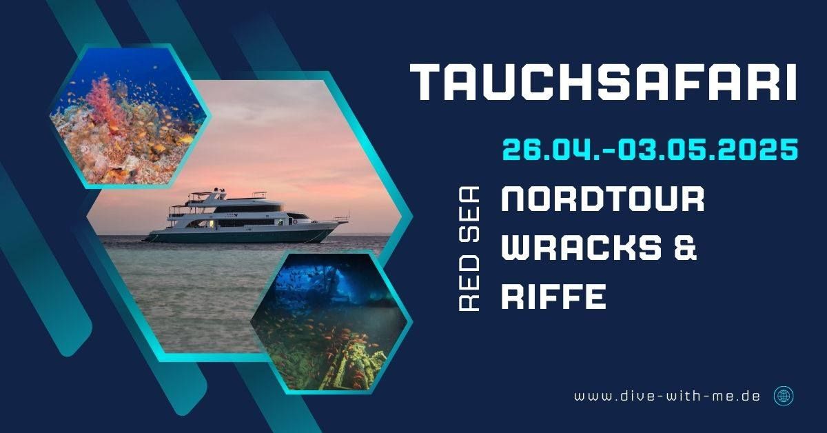 26.04.- 03.05.2025, Tauchsafari "Wrecks & Reefs" Rotes Meer