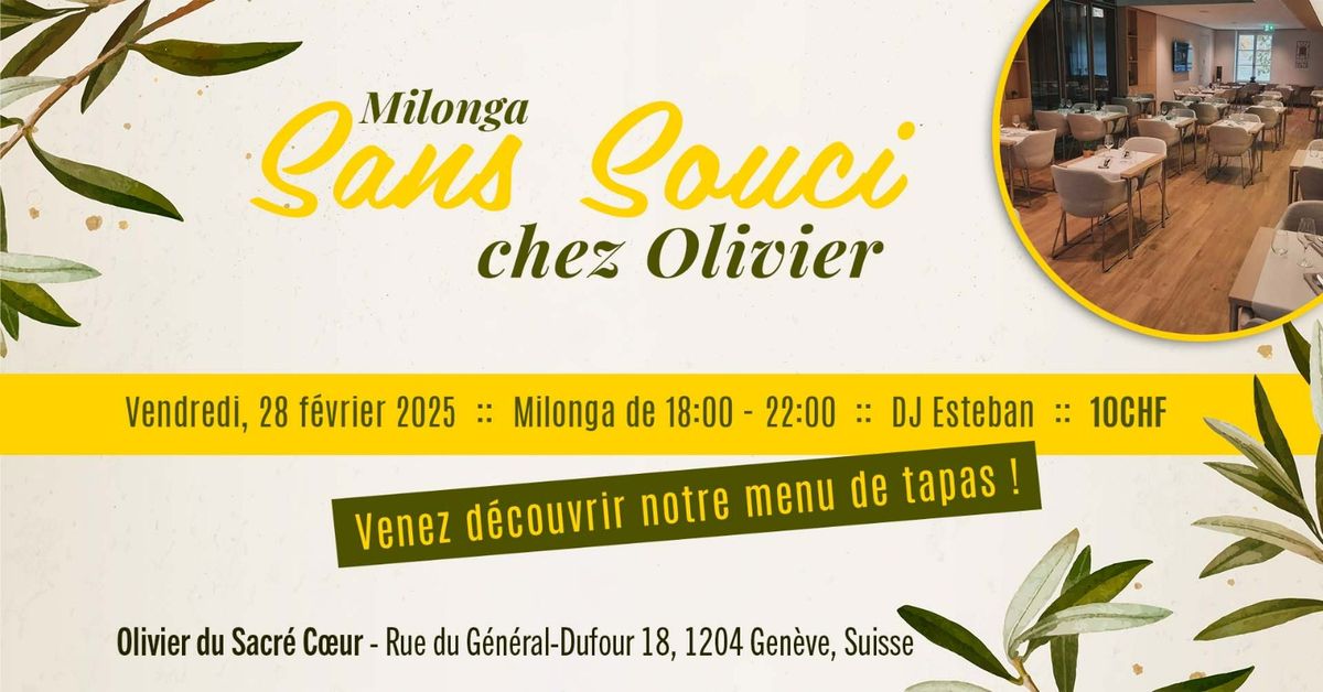 Milonga Sans Souci chez Olivier