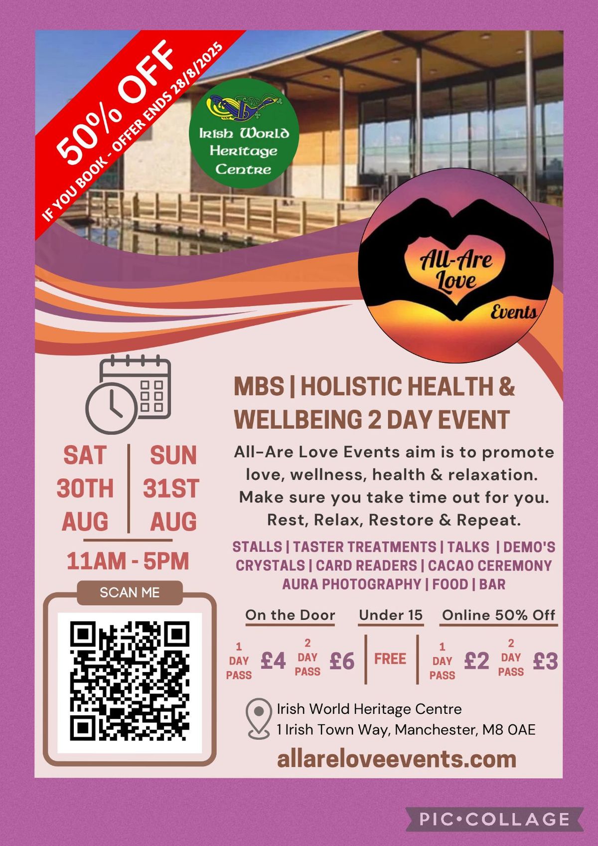 All-Are Love MBS, Holistic Health & Wellbeing Manchester 2 Days Event 