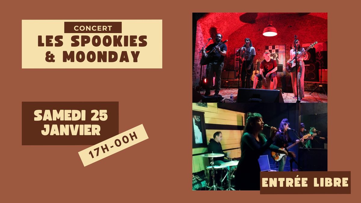 CONCERTS : Les Spookies X Moonday \ud83c\udfb8