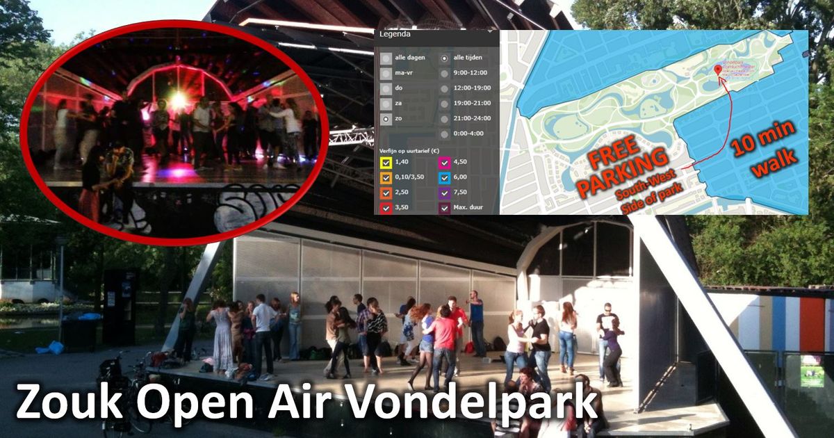 Zouk Open Air Vondelpark #3   -  JUN 30
