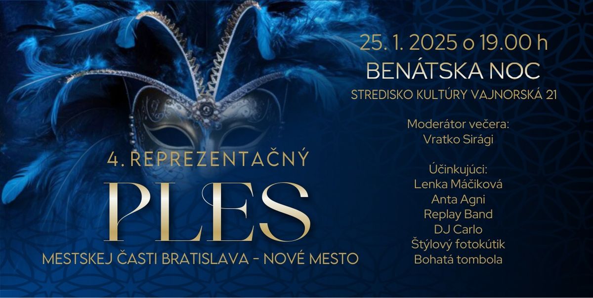 4. Reprezenta\u010dn\u00fd ples mestskej \u010dasti Bratislava - Nov\u00e9 Mesto