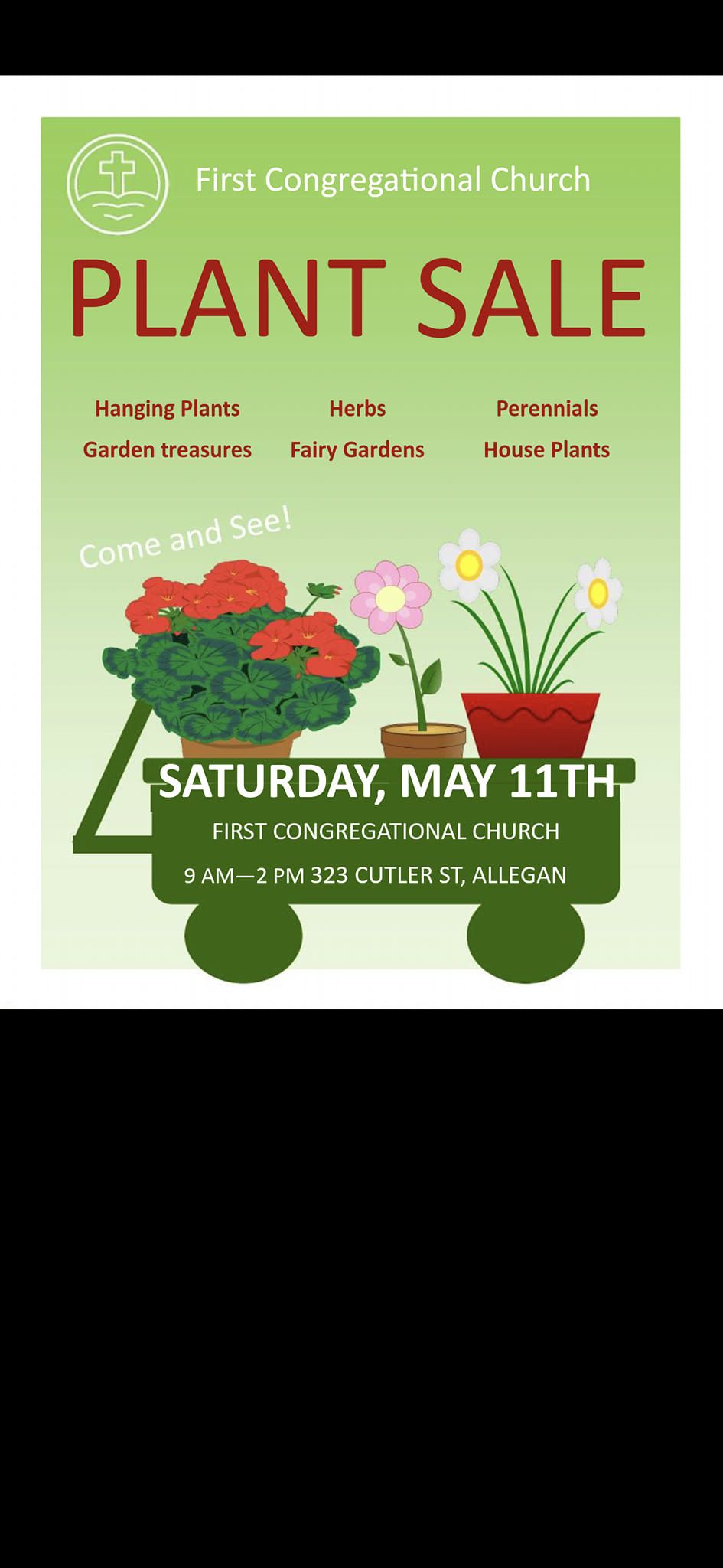 First Congregational Church plant sale 