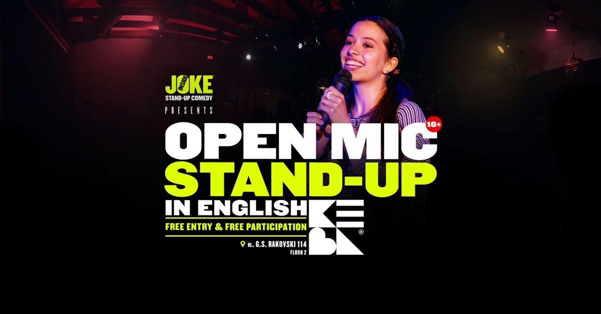 Open Mic Stand-up Comedy in English \/\/ Inside Joke x KEVA \/\/ JAN 6th