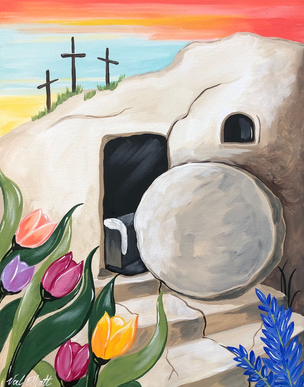 \u201cHe Is Risen\u201d Painting Class