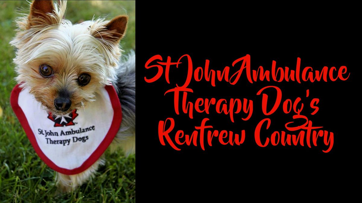 Become a Therapy Dog Team with St. John Ambulance